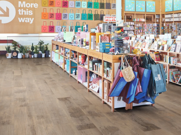 Retail shop with Karndean luxury vinyl flooring